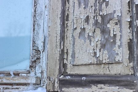 Wood Old Paint Texture old worn cricketの写真素材