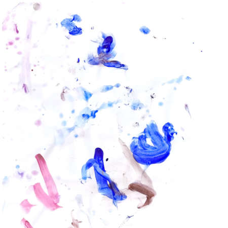 Modern Abstract Art picture paints on paperの写真素材