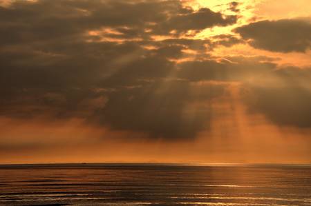 Sunlight on the sea