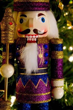 Nutcracker king, wood toyの写真素材