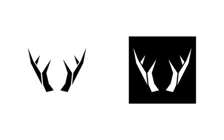 Antlers icons, logo ideaのイラスト素材