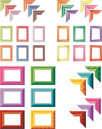 elegant art framesのイラスト素材
