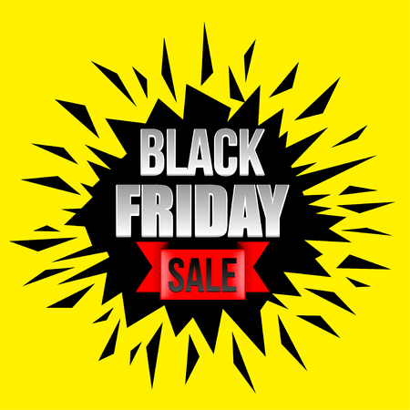 Black friday concept bgright photo realistic vector backgroundのイラスト素材
