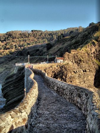 San Juan of Gastelugatxe in the Basque Countryの写真素材