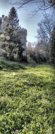 Castle of Butron in the Basque Countryの写真素材