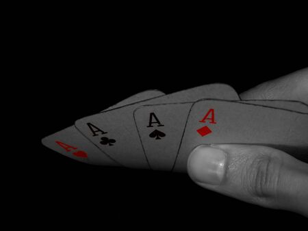 The four aces in one hand.
