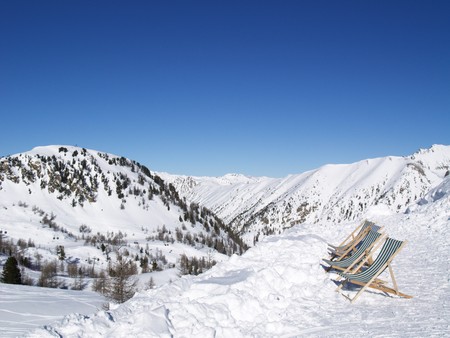 White mountainsの写真素材