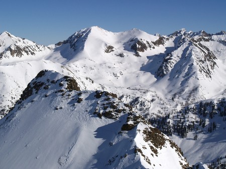 White mountainsの写真素材
