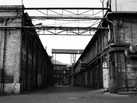 Old industrial areaの写真素材