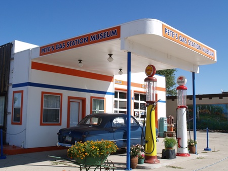 Gas station museumのeditorial素材