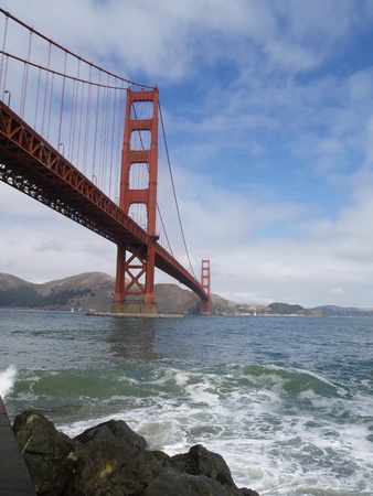Golden Gate Bridge of San Francisco, Californiaの写真素材