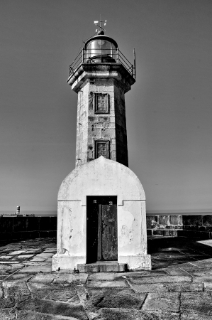 Lighthouse of Porto  Portugal の写真素材