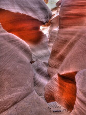 Abstract curves of Antelope Canyonの写真素材