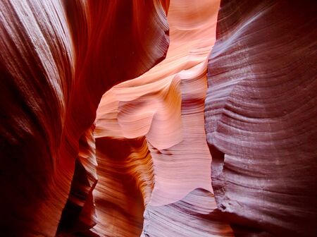 Abstract curves of Antelope Canyonの写真素材