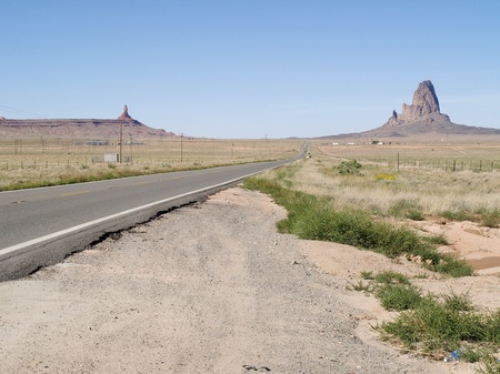 Road of Monument Valleyの写真素材