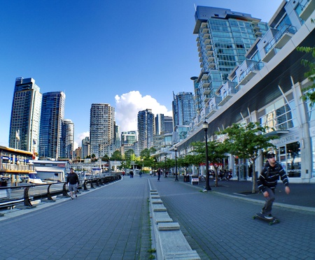 Vancouver harbourのeditorial素材