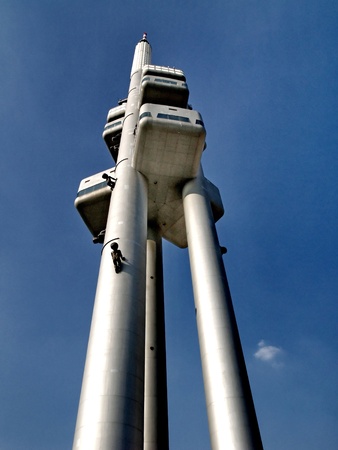 TV tower of Pragueのeditorial素材