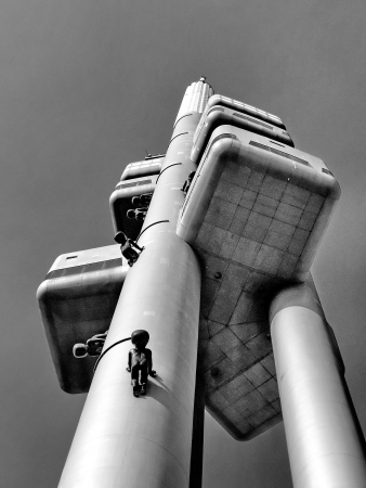 TV tower of Pragueのeditorial素材