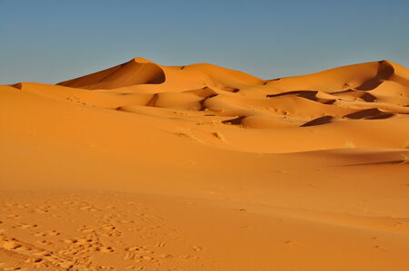Merzouga desert in Moroccoの写真素材