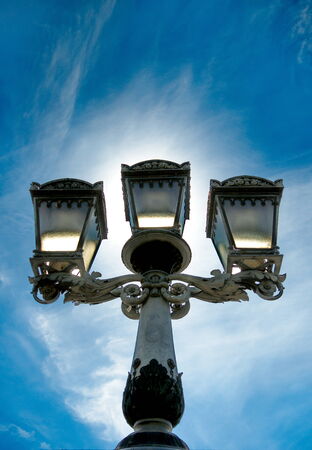 Decorative street lightsの写真素材