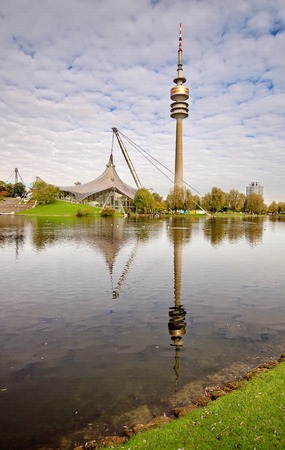 TV Tower of Munich in Germanyのeditorial素材