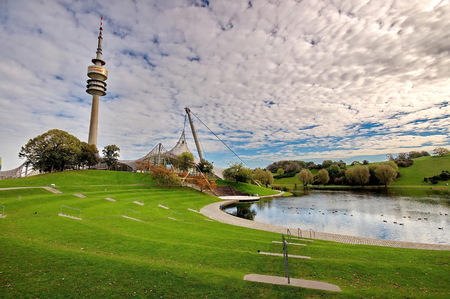 TV Tower of Munich in Germanyのeditorial素材