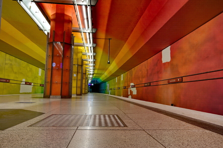 Candidplatz subway station in Munich, Germanyのeditorial素材