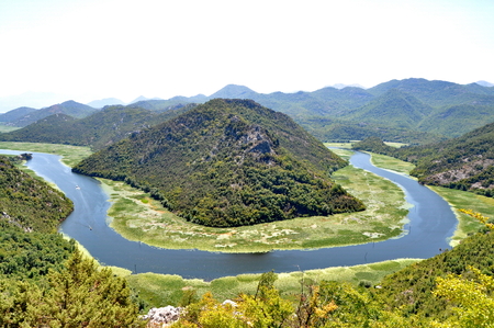Rijeka Crnojevica in MonteNegroの写真素材