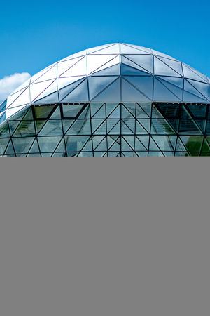 Budapest, Hungary - May 30, 2015: Modern whale shaped building called "Balna" (Whale) in the central of Budapest, Hungaryのeditorial素材