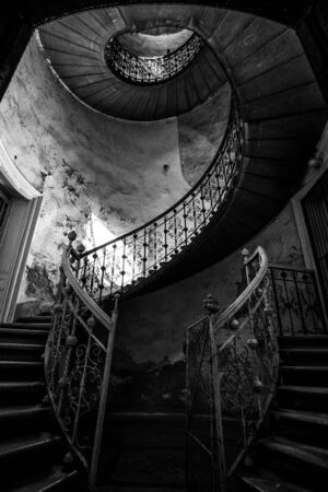 Spiral staircaseの写真素材