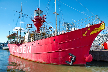 Gothenburg, SWEDEN - OCTOBER 20: Ship in the maritime experience centre in Gothenburgのeditorial素材
