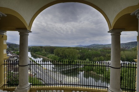 View from the Abbey of Melk in Austriaのeditorial素材