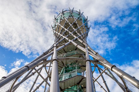 Lookout tower in Lendava, Sloveniaのeditorial素材