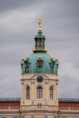 Top of Charlottenburg castle in Berlin, Germanyの写真素材