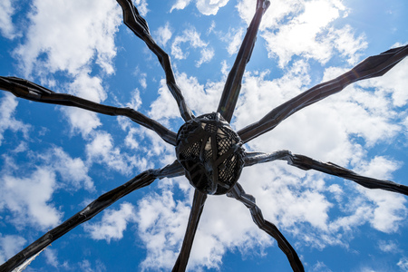 Spider sculpture in Ottawa, Canadaの写真素材