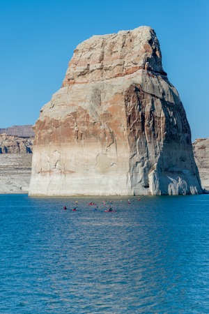 Lake Powell, Page Arizona United Statesの写真素材