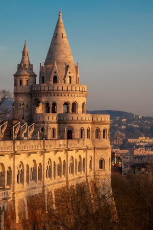 Fishermans Bastion in Budapest - Hungaryの写真素材