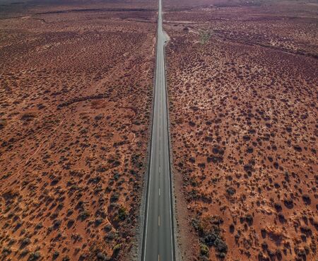 Aerial view of Monument Valley, Arizona, USAの写真素材