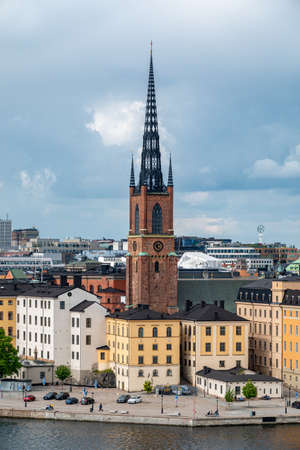 View of Gamla Stan, Old Town in Stockholm, the capital of Swedenの写真素材