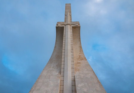 Padrao dos Descobrimentos, Monument of the Discoveries in Lisbon, Portugalの写真素材