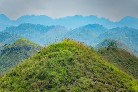 Chocolate Hills Bohol,Central Visayas, Philippines, Southeast Asiaの写真素材