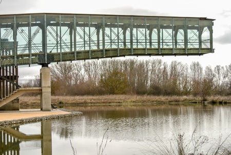 Salburua Park in Vitoria, Spainのeditorial素材
