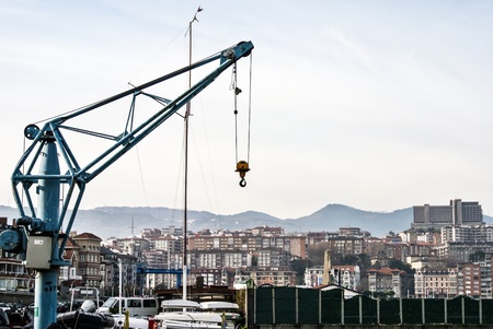 The port of Getxo  Basque Country, Spain のeditorial素材