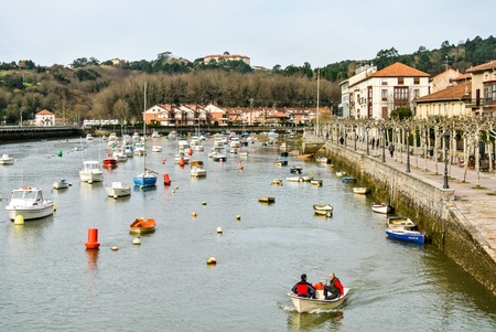 The port of Plentzia  Basque Country, Spain 