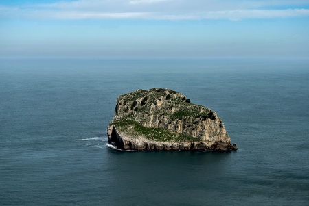 The Basque Country coast in Spainの写真素材