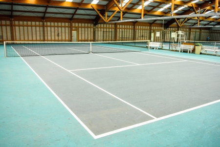 A tennis courtのeditorial素材