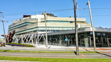  View of the Euskalduna Palace in Bilbao  Vizcaya, Spain のeditorial素材