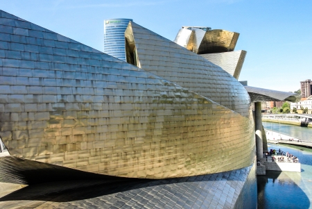 The modern Guggenheim museumのeditorial素材