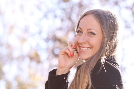 Beautiful young woman. Outdoor portrait 