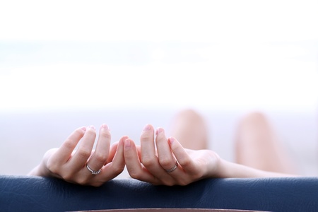 Rest on an ocean coastの写真素材